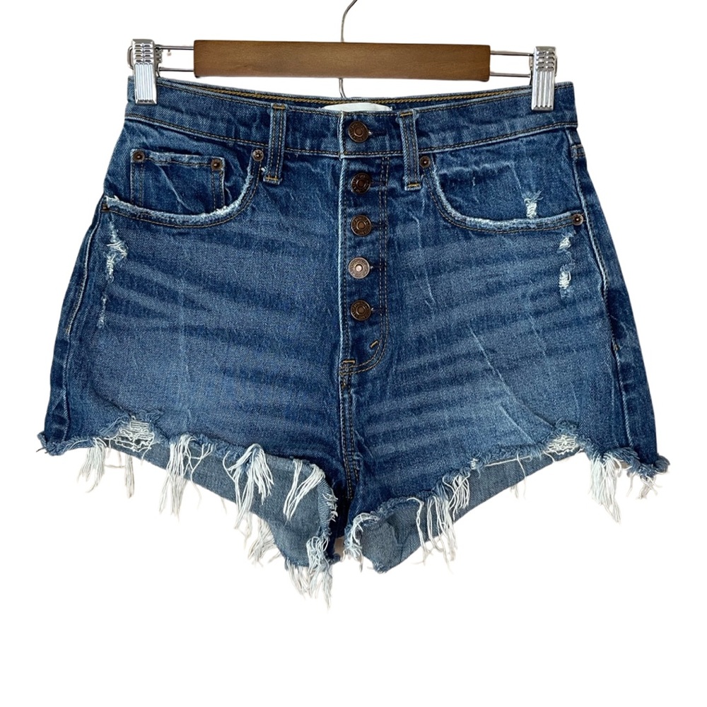 Abercrombie & Fitch Curve Love High Rise Mom Short Size 27/4